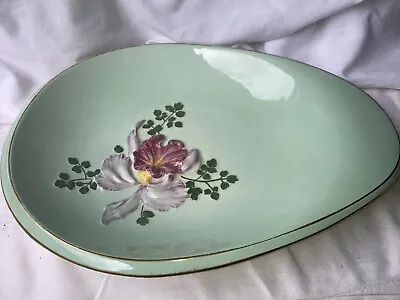 Buy Vintage Carlton Ware Hand Painted Footed Centre Dish Australian Design Green • 30£