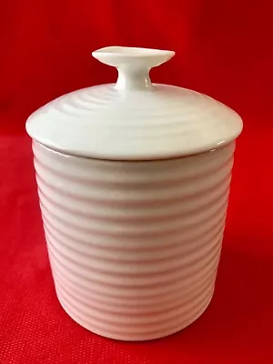 Buy Sophie Conran For Portmeirion Pottery Lidded White Ceramic Canister 140mm. Tall • 11.99£