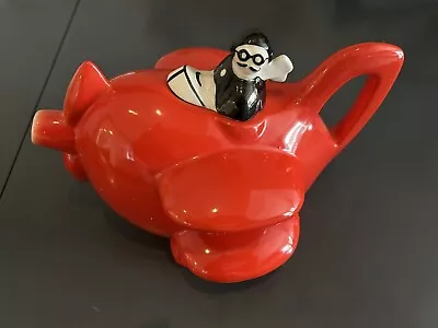 Buy Vintage Retro  Red Baron  Novelty Bi-Plane Teapot. • 10£