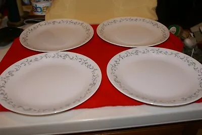 Buy 4 Corelle COUNTRY COTTAGE 10 1/4  Dinner Plates Hearts Vines EXCELLENT • 14.41£