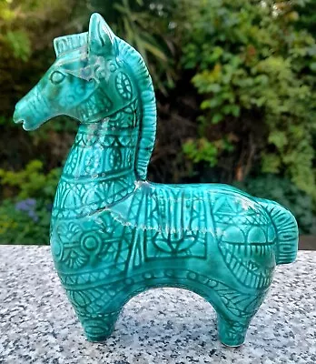 Buy Vintage Anglia Pottery Stylized Horse 153 - Mid Century Bitossi Style - Perfect • 16£