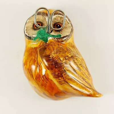 Buy Babbacombe Pottery Owl, Scissor & String Holder, Wall Mounted • 19.99£