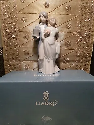 Buy Lladro Figurine 6164 'Wedding Bells' Daisa 1994 Mint Condition Retired 2010 NEW • 185£