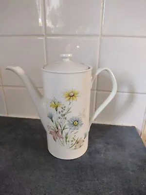 Buy Johnson Brothers Vintage Coffee Pot With Wild Flowers Very Pretty Pastel Colours • 7.29£