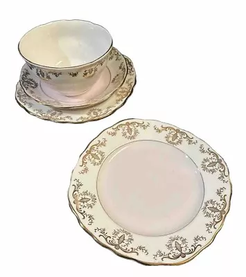 Buy Ridgway Sipper Cup,Saucer, 2 Plates Royal Vale Bone China H 569 England Replacem • 61.57£