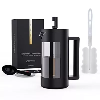 Buy French Press Coffee Maker, Camping  ✅ Glass French Coffee Press, Medium Size • 75.25£