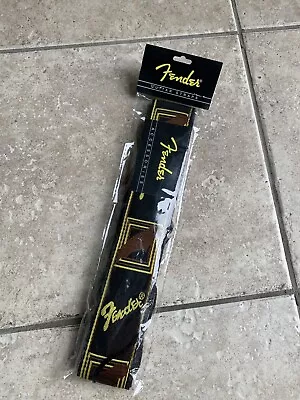 Buy Fender Guitar Strap - NEW In Black • 12.50£