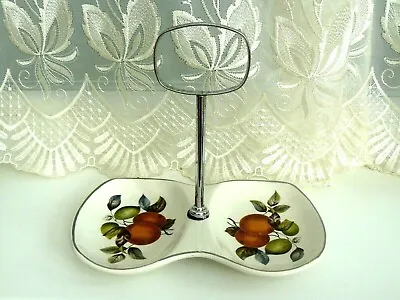 Buy Midwinter  ** Oranges And Lemons ** Double Hors Doeuvre Serving Dish With Handle • 6£