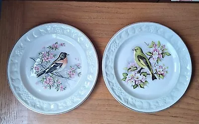 Buy Royal Worcester Spode Palissy  English Birds  2 Plates: Greenfinch + Brambling • 0.99£