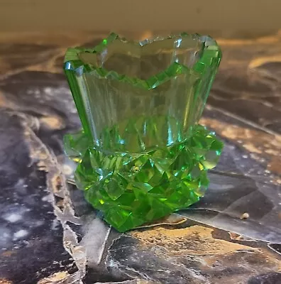 Buy Victorian  Glass Toothpick, Cocktail Stick Holder Art Deco • 5£