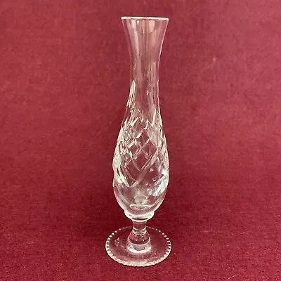 Buy Gorgeous Tiny Royal Doulton Cut Glass Bud Vase, Excellent Condition. 16 Cms Tall • 7.50£