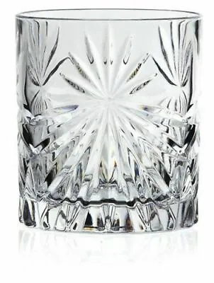 Buy Set Of 6X RCR Italian Crystal Whisky Tumblers Oasis Glasses 32cl - Brand New • 14.20£