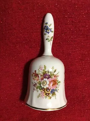 Buy Vintage Hand Bell Spring Flowers Hammersley & Co Bone China Made In England • 19.91£