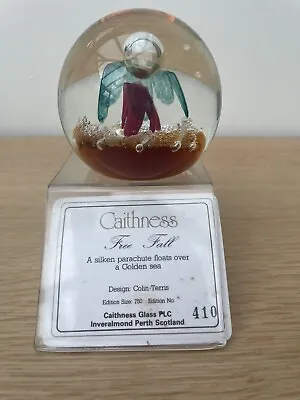Buy Caithness Glass Paperweight Free Fall Limited Edition 410/750 • 24.99£