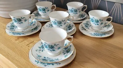 Buy Vintage Queen Anne Bone China Tea Set 6 X Cups Saucers Side Plates Tea Party • 24.99£