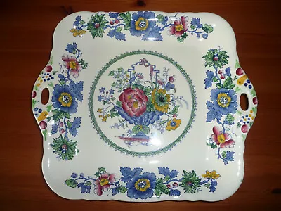 Buy Antique Mason's Patent Ironstone China Strathmore Square Cake Serving Dish Plate • 8.99£