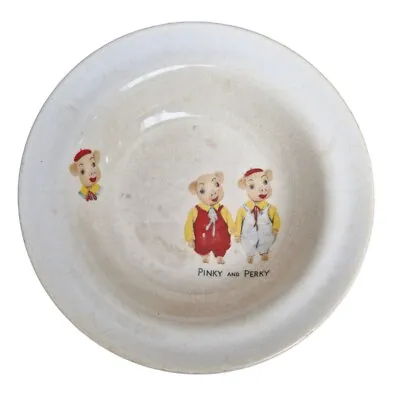 Buy Vintage Pinky And Perky Bowl Keele Street Pottery No #866102 • 8£