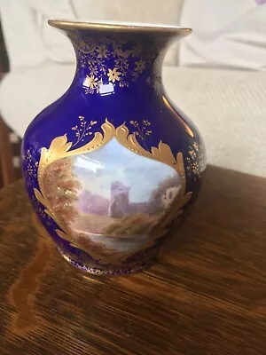 Buy Cauldon Ltd Hand Painted Vase With Painting By H Robinson • 68£