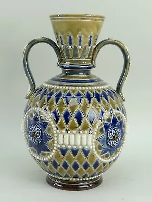 Buy Doulton Lambeth Stoneware Bottle Vase • 110£