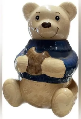 Buy Metlox Pottery Poppy Trail Teddy Bear Cookie Eating Cookie Jar! MINT • 47.42£