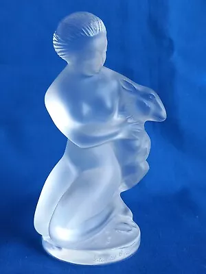Buy LALIQUE  Diana The Huntress With Fawn  Figurine Marc Lalique Excellent Condition • 107.27£