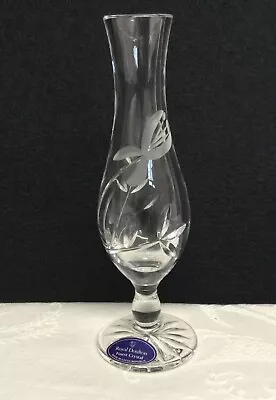 Buy Royal Doulton Finest Crystal Vase 16.5cm  Tall • 6.99£