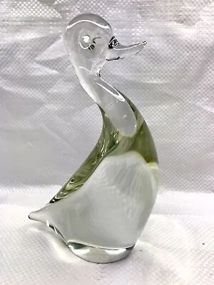 Buy Wedgwood Glass Duck Paperweight - Very Nice - Vintage - B5 • 9.99£