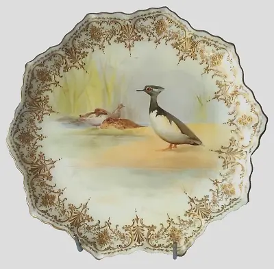 Buy Superb Royal Doulton Handpainted Cabinet Plate - Joseph Hancock Hooded Merganser • 39.50£