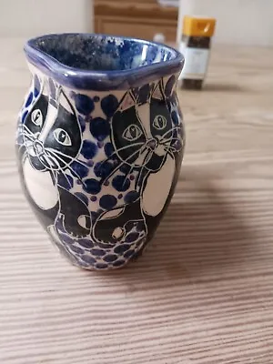 Buy Handmade Cornish  Pottery Cat Jug • 55£