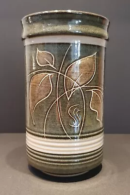 Buy Tall Vintage Denby Fresco Pot Utensil Vase 18cm • 14£