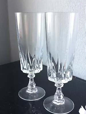 Buy Lovely Clear Champagne Flute Glasses PAIR Of Drink Prosecco Wine Glassware 150ml • 6.99£