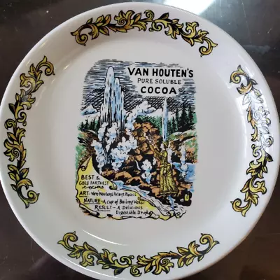Buy Vintage Van Houten Cocoa Advertising Small Dish/trinket Dish Lord Nelson Pottery • 14.39£