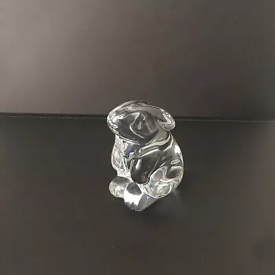 Buy Vintage Baccarat France Clear Crystal Bunny Rabbit Paperweight Figure Signed • 32.26£