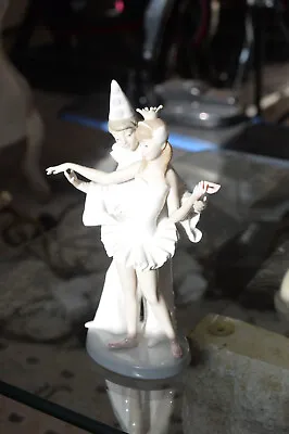 Buy Lladro Carnival Couple Clown & Ballerina Porcelain Figurine #4882 • 50£
