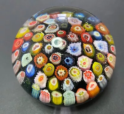 Buy Scottish Glass Paperweight With Millefiori Cane By Strathearn • 55£