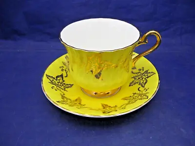 Buy Vintage Sutherland Tea Cup & Saucer - Staffordshire England - Fine Bone China • 29.34£
