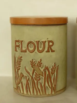 Buy Large Vintage Tremar Studio Pottery Stoneware Storage Jar Flour • 11.99£