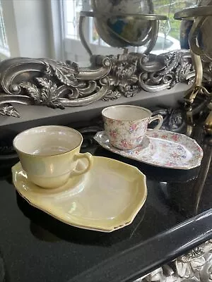 Buy Vintage China, Grimewades, Royal Winton Tennis Cups And Saucer,s Good Condition • 40£