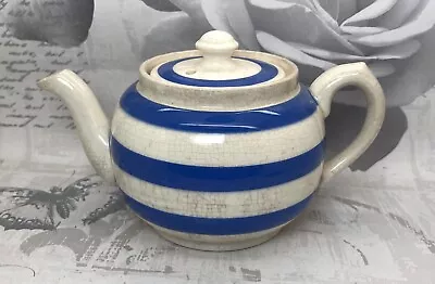 Buy Lovely Little Old Vintage Blue & White Cornishware Betty Tea Pot • 10£