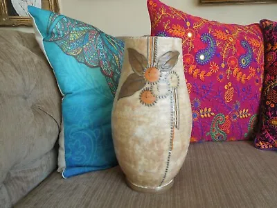 Buy Charlotte Rhead Large Vase - Stitch Pattern • 110£