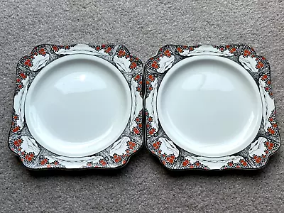 Buy Crown Ducal Orange Tree Square Plates - Set Of Two • 18£