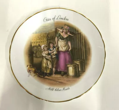 Buy Decorative Plate Cries Of London Milk Before Maids Tuscan Fine Bone China 8  D • 23.68£