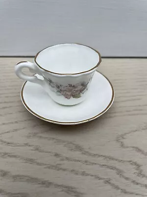 Buy Vintage Greenland Bone China Miniature Cup & Saucer • 5£