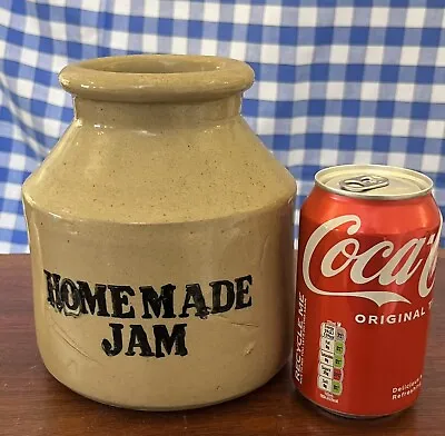 Buy Vintage Moira Farmhouse Stoneware Pottery Home Made Jam Jar No Cork 17cm X 15cm • 14.50£
