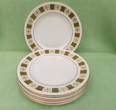 Buy 7 Vintage Spode Persia Y8018 Bone China Dinner Plates - 26.5 Cm (10.5 ) Dia'r • 9.99£