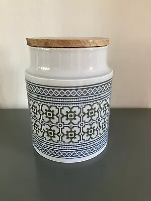 Buy Hornsea Pottery Tapestry Storage Jar With Wooden Lid • 5.99£