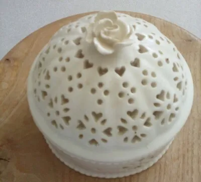 Buy Hartley Greens & Co Leeds Ceramic 'cream Ware' Lidded Pot Pourri/trinket Box • 35£