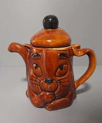 Buy Cat P&k Unique Pottery Cat Teapot Made In England • 20£
