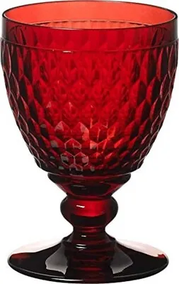 Buy Villeroy & Boch Boston Glass Water Goblet 400 Ml Red • 15.99£