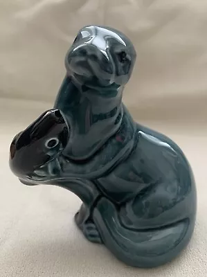 Buy Poole Pottery Otter With Fish Figure • 8£